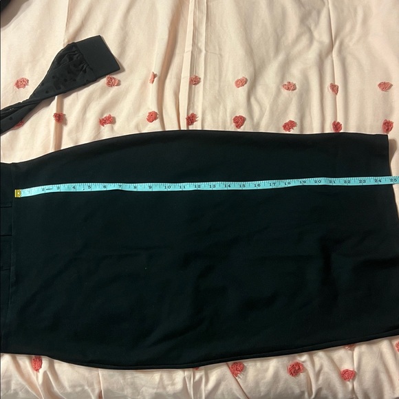 NWT Fashion Nova Come My Way Black Midi Dress Size M Sheer Sleeve Polka Dot - Picture 15 of 16